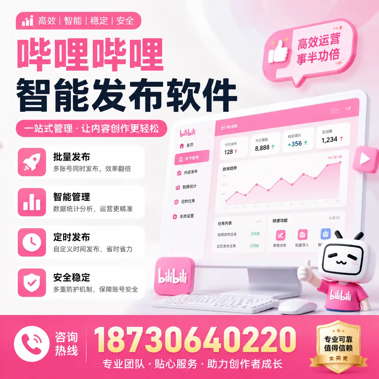如何评估哔哩哔哩智能发布软件的ROI？孝感 企业必读